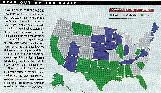 US Litigation Map