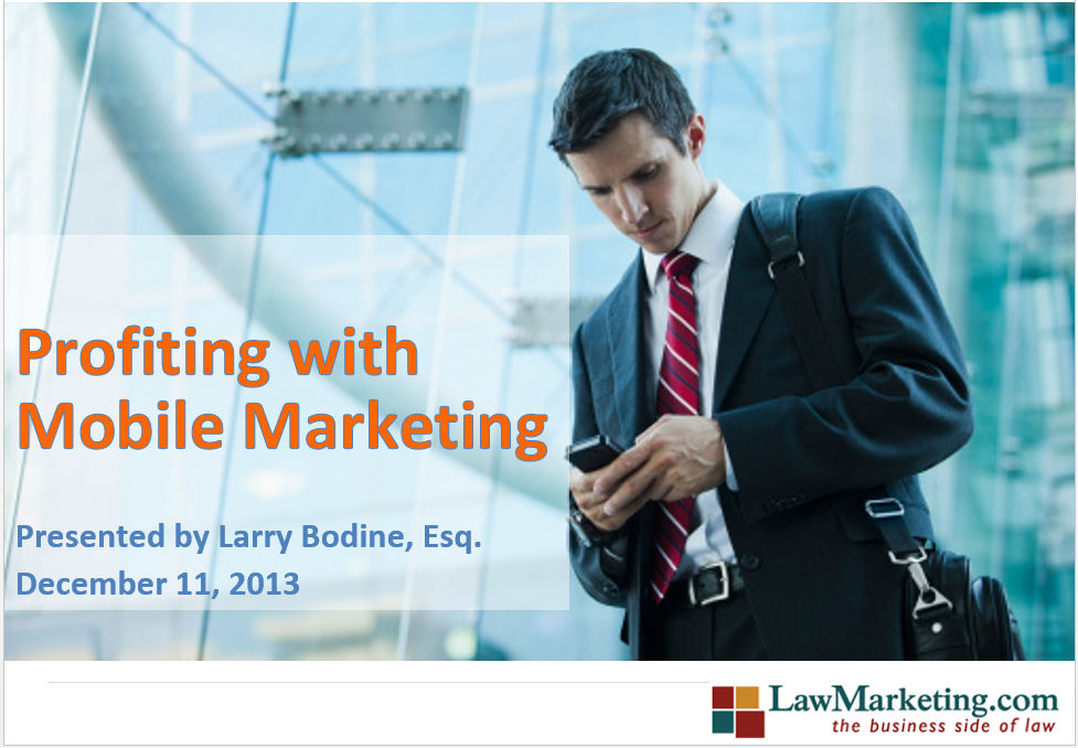 Profiting with Mobile Marketing