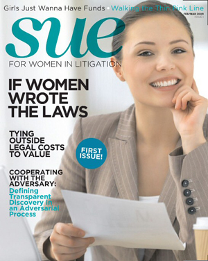 Sue magazine, law firm marketing